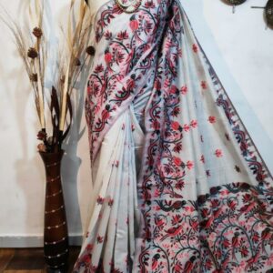 Cotton silk Bird weaving designer saree